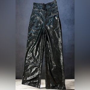 Elegant women's trousers, perfect for a party, black, size S